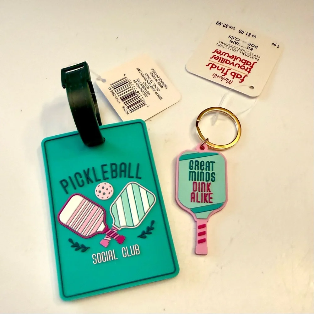 Michaels green Pickleball Dink Responsibly items.